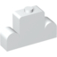 Набор LEGO Brick Curved 1 x 4 x 2 Centre Stud Top [aka Fabuland Radiator], Белый