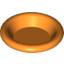 Набор LEGO Minifig Dish 3 x 3, Оранжевый