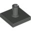 Набор LEGO Tile Special 2 x 2 with Pin, Темно-серый