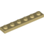 Набор LEGO Plate 1 x 6, Tan