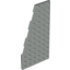 Набор LEGO Wedge Plate 6 x 12 Left, Светло-серый