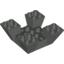 Набор LEGO Slope Inverted 65Г‚В° 6 x 6 x 2 Quad with Cutouts, Темно-серый