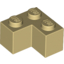 Набор LEGO Brick 2 x 2 Corner, Tan
