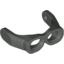 Набор LEGO Minifig Visor Goggles, Темно-серый