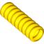 Набор LEGO Hose, Ribbed 7mm D. 3L, Желтый