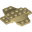 Набор LEGO Plate Special 6 x 6 x 2/3 Cross with Dome, Tan