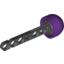 Набор LEGO Technic Competition Arrow, Beam Shaft with Solid Purple Rubber End, Черный