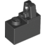 Набор LEGO Hinge Brick 1 x 2 Locking with Single Finger On Top, Черный