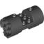 Набор LEGO Cylinder 3 x 6 x 2 2/3 Horizontal, Черный