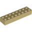 Набор LEGO Brick 2 x 8, Tan