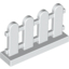 Набор LEGO Picket Fence 1 x 4 x 2, Белый