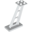 Набор LEGO Support 2 x 4 x 5 Stanchion Inclined [5mm wide posts], Белый