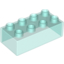Набор LEGO Brick 2 x 4, Trans-Light Blue