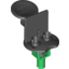 Набор LEGO Sports Minifig Stand Soccer with Spring and Green Pin [Complete Assembly], Черный