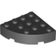 Набор LEGO Brick Round Corner 4 x 4 Full Brick, Черный