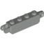 Набор LEGO Hinge Brick 1 x 4 Locking with 1 Finger Vertical End and 2 Fingers Vertical End, Светло-серый