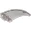 Набор LEGO Windscreen 8 x 4 x 2 Curved Taper with Locking Dual 2 Fingers, Прозрачный черный