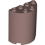 Набор LEGO Cylinder Half 2 x 4 x 4, Sand Red