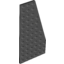 Набор LEGO Wedge Plate 6 x 12 Right, Черный