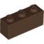 Набор LEGO Brick 1 x 3, Коричневый