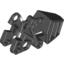 Набор LEGO Bionicle Foot with Ball Joint Socket 3 x 6 x 2 1/3, Черный