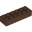 Набор LEGO Brick 2 x 6, Коричневый