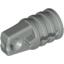 Набор LEGO Hinge Cylinder 1 x 2 Locking with 1 Finger and Axle Hole On Ends, Светло-серый