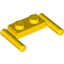 Набор LEGO Plate Special 1 x 2 with Handles [Flat Ends / Low Attachment], Желтый