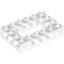 Набор LEGO Technic Brick 4 x 6 Open Center, Trans-Clear