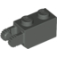 Набор LEGO Hinge Brick 1 x 2 Locking with 2 Fingers Vertical End, Темно-серый