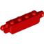 Набор LEGO Hinge Brick 1 x 4 Locking with 1 Finger Vertical End and 2 Fingers Vertical End, Красный