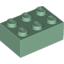 Набор LEGO Brick 2 x 3, Sand Green