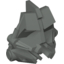 Набор LEGO Bionicle Head Connector Block 3 x 4 x 1 2/3, Темно-серый