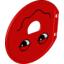 Набор LEGO Duplo Ball Tube Exit Door with Half-Closed Eyes and Wavy Mouth Print, Красный