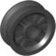 Набор LEGO Wheel Spoked 2 x 2 with Pin Hole, Черный