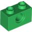 Набор LEGO Technic Brick 1 x 2 [1 Hole], Зеленый