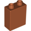 Набор LEGO Brick 1 x 2 x 2, Темно-оранжевый
