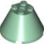 Набор LEGO Cone 4 x 4 x 2 [Axle Hole], Sand Green