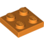 Набор LEGO Plate 2 x 2, Оранжевый