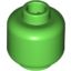 Набор LEGO Minifig Head Plain [Blocked Open Stud], Ярко-зеленый