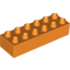 Набор LEGO Brick 2 x 6, Оранжевый