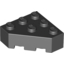 Набор LEGO Wedge 3 x 3 Cut Corner, Черный