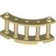 Набор LEGO Fence Spindled 4 x 4 x 2 Quarter Round, Tan