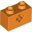 Набор LEGO Technic Brick 1 x 2 with Axle Hole Type 1, Оранжевый