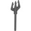 Набор LEGO Bionicle Weapon Long Axle Trident, Темно-серый