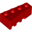 Набор LEGO Wedge 4 x 2 Right, Красный