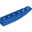 Набор LEGO Slope Curved 6 x 1 Inverted, Голубой