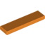 Набор LEGO Tile 1 x 4 with Groove, Оранжевый