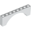 Набор LEGO Brick Arch 1 x 8 x 2, Белый