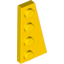 Набор LEGO Wedge Plate 4 x 2 Right, Желтый